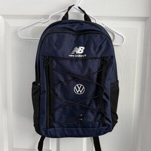 NWT New Balance Branded Volkswagen Logo Driver Gear Navy Blue Backpack